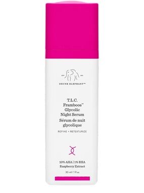 Drunk Elephant T.L.C. Framboos™ Glycolic Night Serum – 30ml NEW retail $99